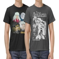 Inuyasha erkek ve Büyük erkek Marvel grafikli tişört, 2-Pack, Boyutları S-3XL, Erkek Anime T-Shirt
