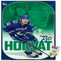Vancouver Canucks - Raptiyeli Bo Horvat Duvar Posteri, 22.375 34