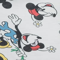 Mickey Minnie Genç Papatyalar Tişört