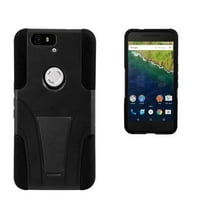 & E Kabuk Durumda Hyber İçin Huawei Google Nexus 6 P Siyah Siyah Siyah Siyah