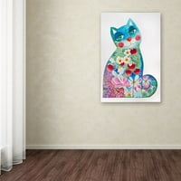 Oxana Ziaka tarafından Marka Güzel Sanatlar 'Sihirli Kedi' Tuval Sanatı