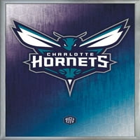 Charlotte Hornets - Logo Duvar Posteri, 22.375 34
