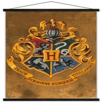 Büyücü Dünyası: Harry Potter - Manyetik Çerçeveli Hogwarts Arması Duvar Posteri, 22.375 34