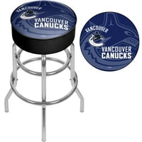 Döner Filigranlı Krom Bar Taburesi - Vancouver Canucks