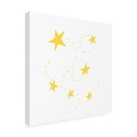 Fiorella Yüzey Tasarımı 'Kayan Yıldızlar İllüstrasyon 28' Tuval Sanatı