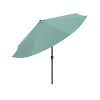 Otomatik Eğimli Ayaklı Veranda Şemsiyesi, Tozlu Yeşil