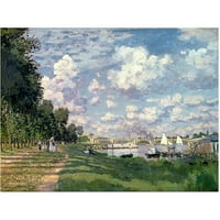 Marka Güzel Sanatlar Argenteuil'deki Marina 1872 Claude Monet'in Tuval Sanatı